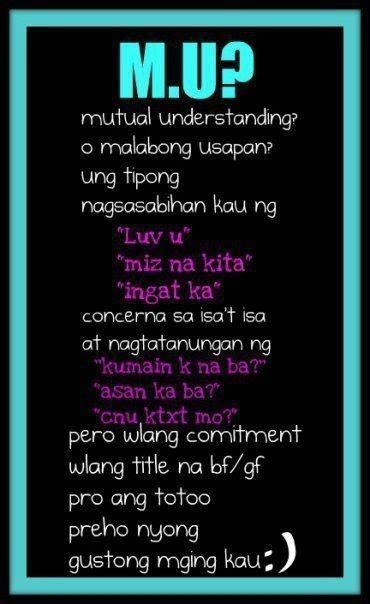 mutual understanding in tagalog.